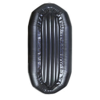 Raft Avanti 400, vue du dessous plancher auto-videur PVC noir — Aquadesign