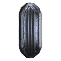 Raft Avanti 540 Aquadesign — fond noir du bateau gonflable, structure auto-vidante visible