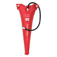 Réserve de flottabilité Aquadesign 8L rouge vue de face fond blanc