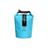 Sac étanche Koa 3L bleu ciel, vue face studio fond blanc, Aquadesign