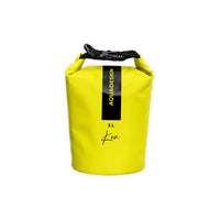 Sac étanche Koa 3L jaune lime studio, fermeture roll-top et boucle rapide, Aquadesign