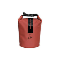 Sac étanche Koa 3L terracotta rouge-brun, vue face studio fond blanc, Aquadesign
