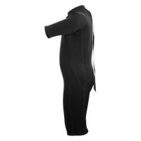 Shorty néoprène enfant Neo Junior 2.5mm noir Aquadesign, vue de profil, coupe ajustée enfant