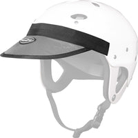 Visière soleil Sun Visor grise sur casque kayak profil studio Aquadesign
