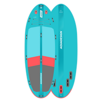 SUP gonflable géant Megacraft 15'1 bleu face et dos pack complet Aquadesign