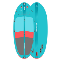 SUP gonflable géant Megacraft 17'1 bleu face et dos studio pack 8 personnes Aquadesign