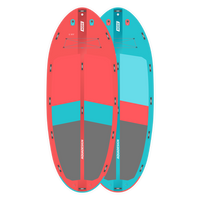 SUP gonflable géant Megacraft 17'1 rouge et bleu face dos 8 personnes Aquadesign