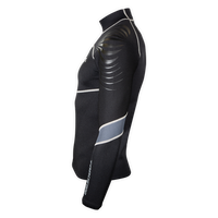 Top Chrono néoprène titanium 1.5mm noir profil, renforts en relief titanium épaule et bras, Aquadesign