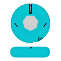 Tubing gonflable Doonut 120 turquoise face et sac de transport studio Aquadesign