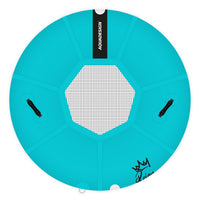 Tubing gonflable Reign 110 turquoise face dessus poignées Aquadesign