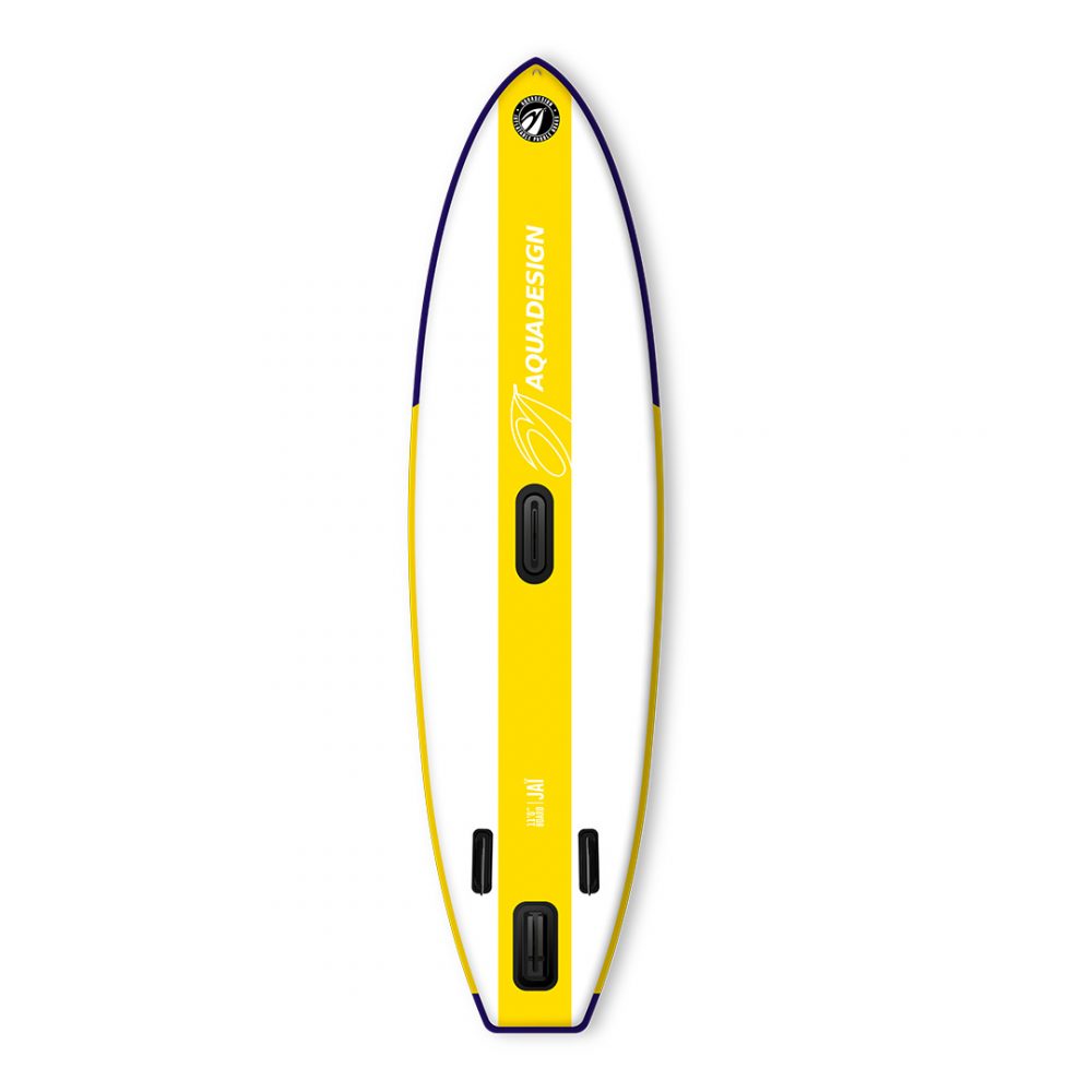 STAND UP PADDLE BOARD GONFLABLE PVC JAI AQUADESIGN VUE DERRIERE
