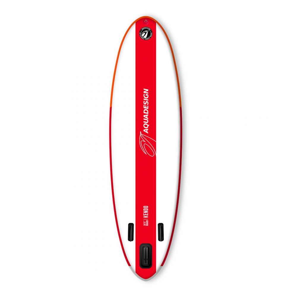 STAND UP PADDLE GONFLABLE PVC KENDO AQUADESIGN VUE DERRIERE