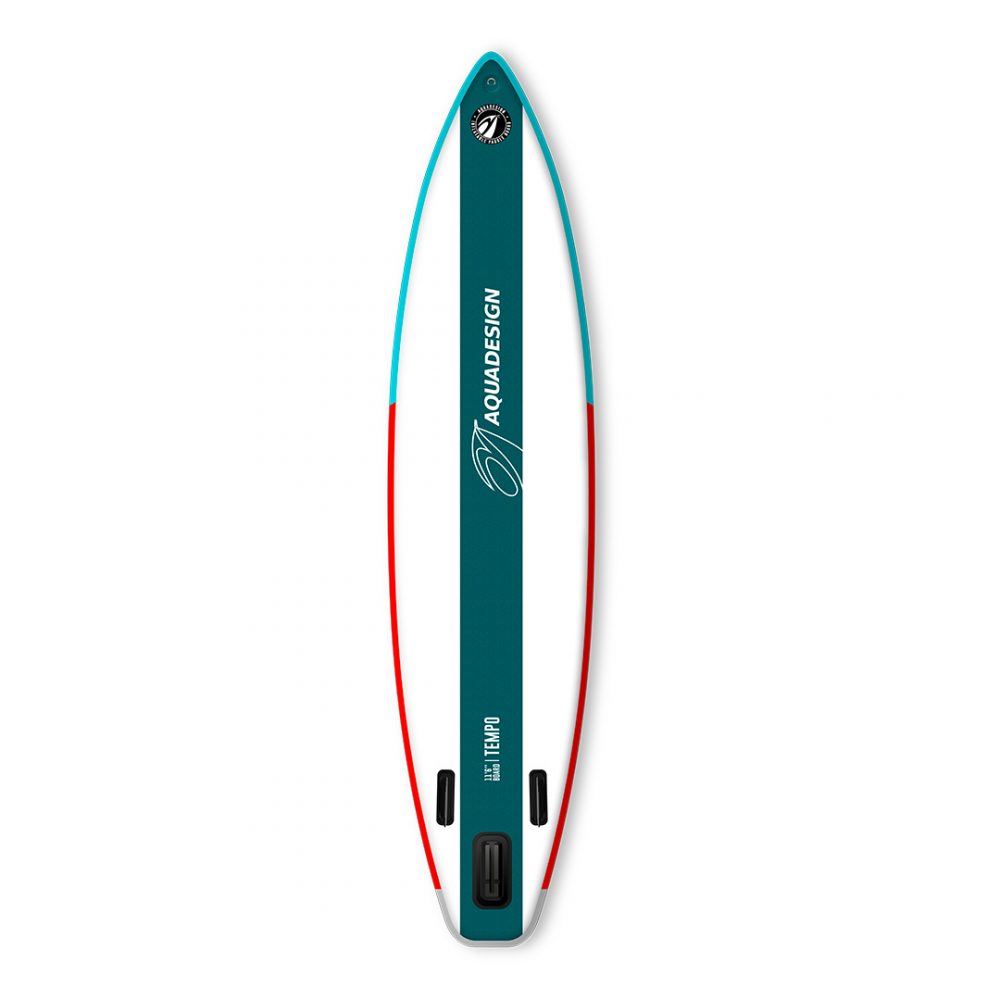 STAND UP PADDLE BOARD GONFLABLE PVC TEMPO AQUADESIGN VUE DERRIERE