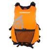 Orange front canoe kayak seal vest