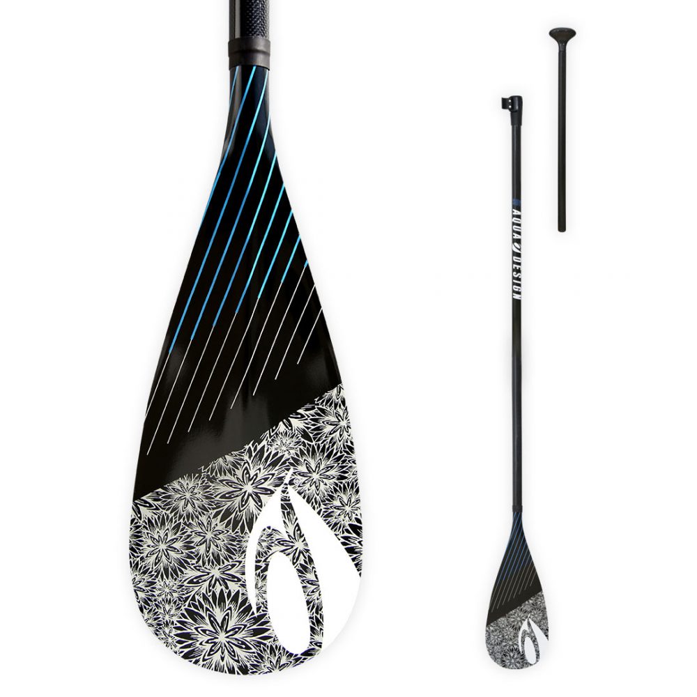 Pagaie SUP (Stand Up Paddle Board) Aura 2 parties 70% carbon