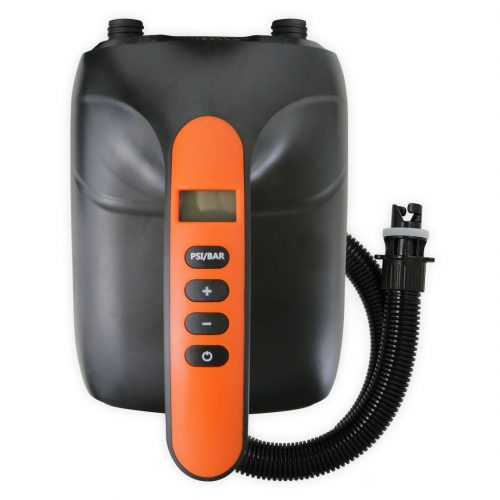 High pressure electric inflator on cigarette lighter for stand up paddle board