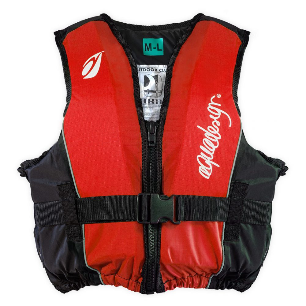 Red canoe kayak outdoor club jacket
