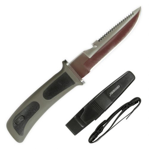 Aquadesign rorqual knife for diving and canoe kayaking