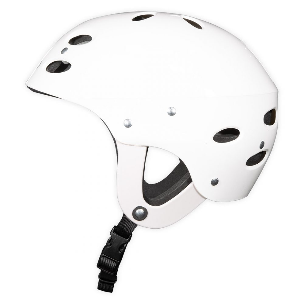 Vibe Aquadesign White side view helmet dedicated to the practice of water sports.