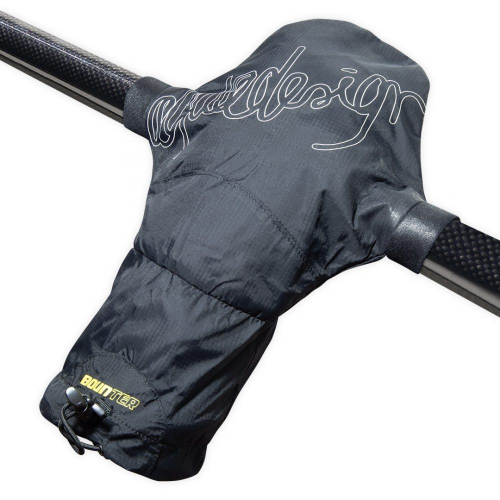 Bounter technical kayak sleeve with Fleece interior corner view