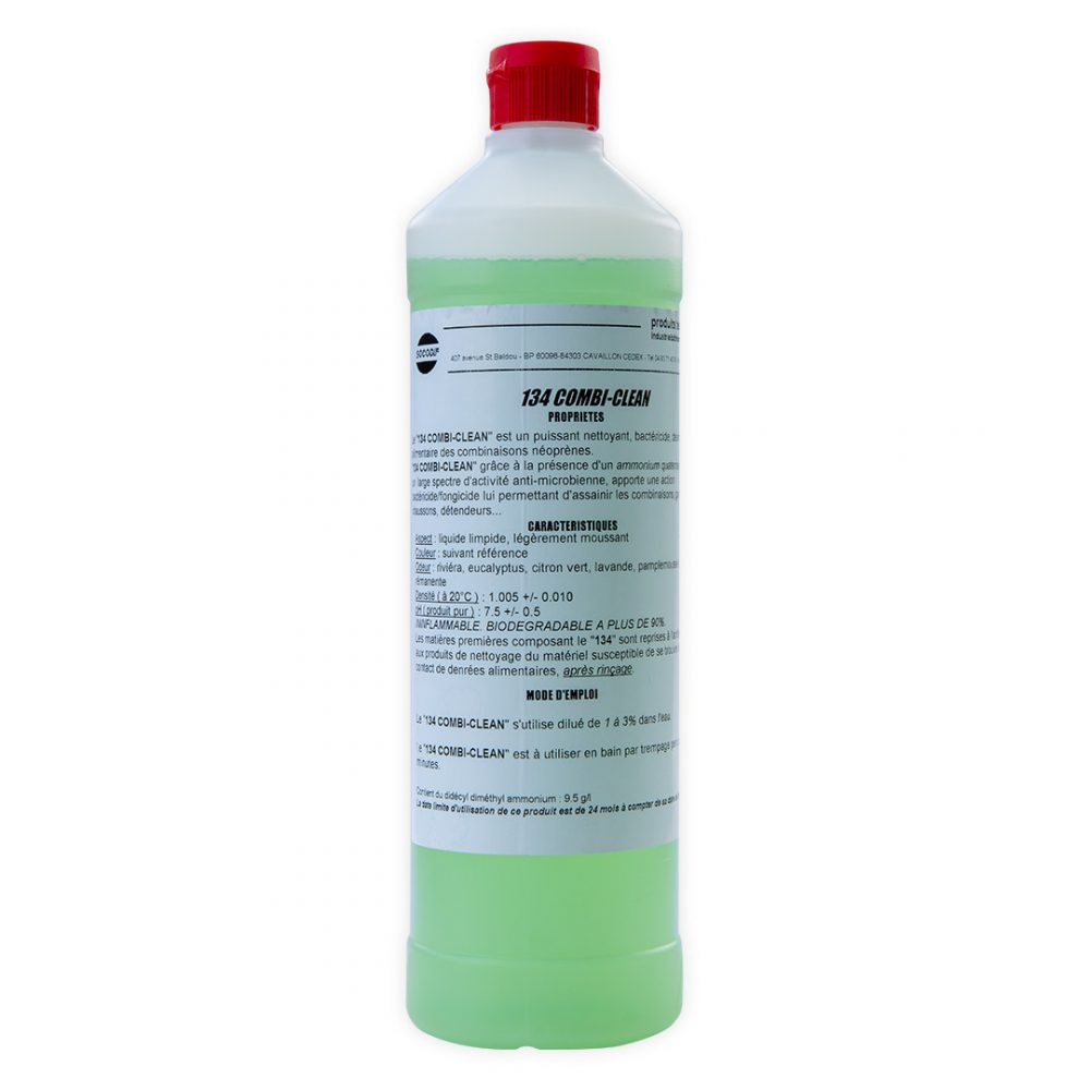 Disinfectant Combi Clean 1L Aquadesign Socodif for neoprene