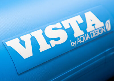 Photo détails du canoe gonflable aquadesign VISTA bleu